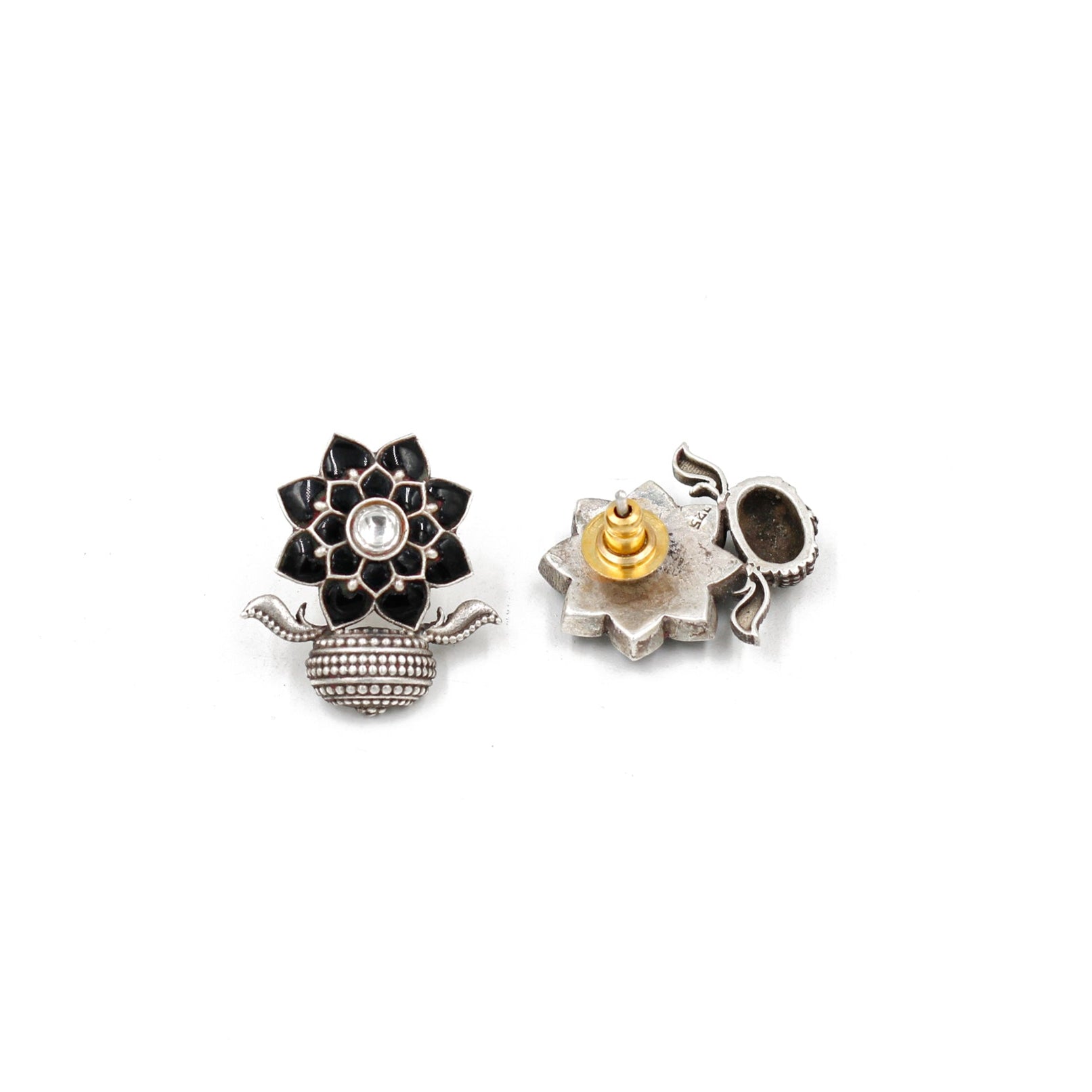 Silver Minimalist Magic Studs