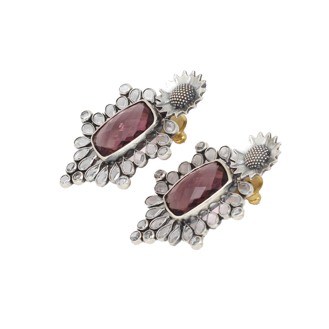 Vibrant Hydro Stones Earrings