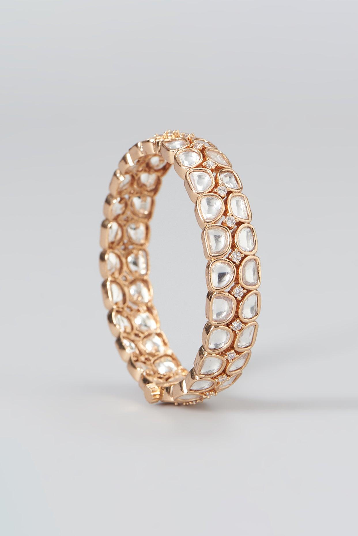 Traditional Kundan Bangles - Dyulokha
