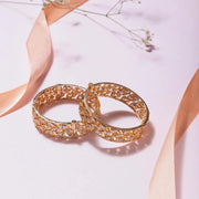Opulent Kundan Polki Bangles - Dyulokha