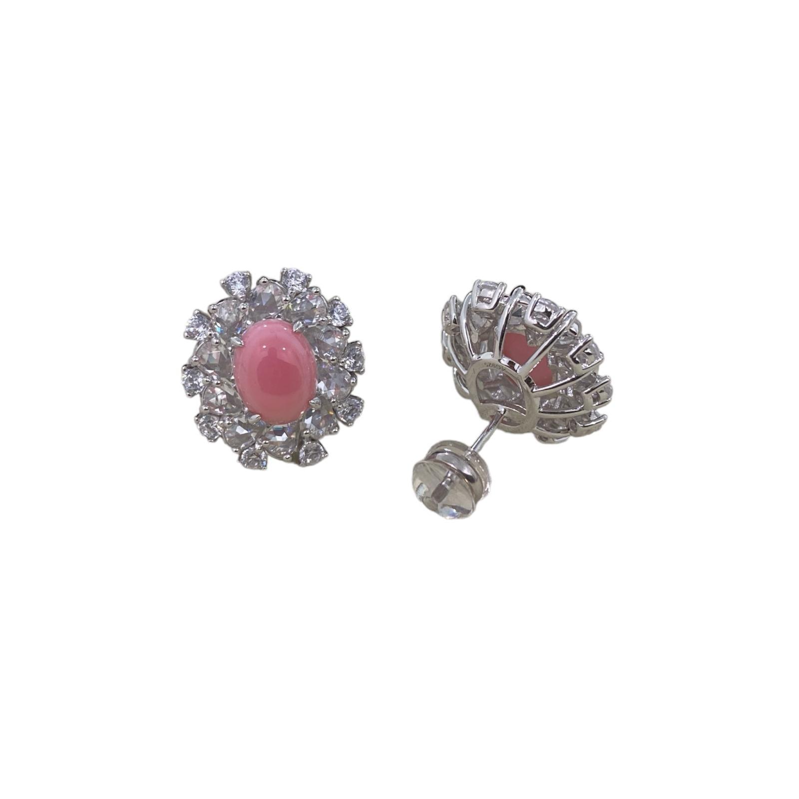 Rose Petal Whispers Studs - Dyulokha