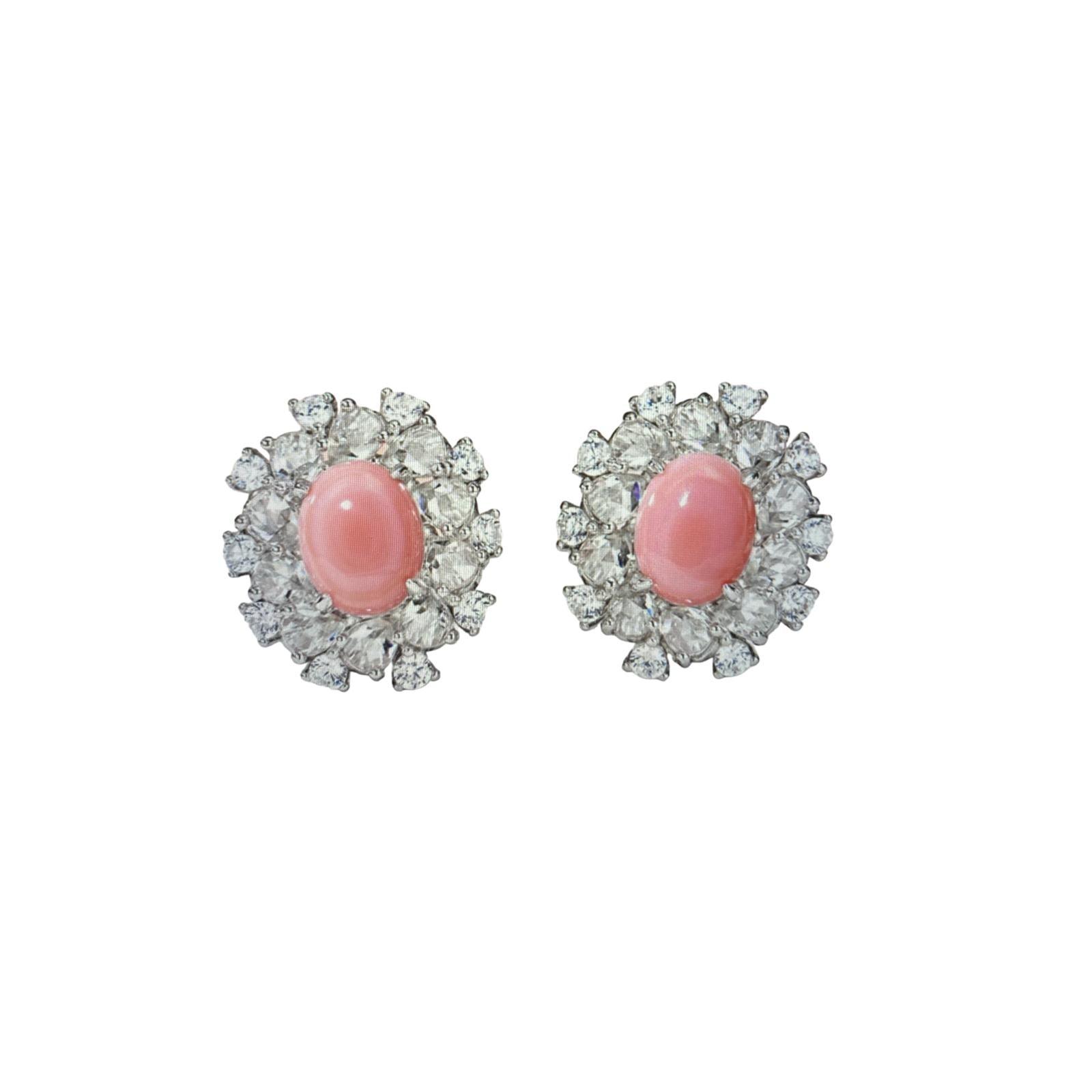 Rose Petal Whispers Studs - Dyulokha