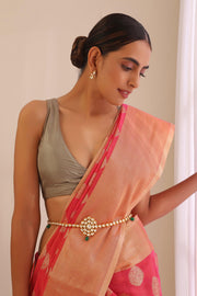 Emerald Adorn Kundan Waist Belt - Dyulokha