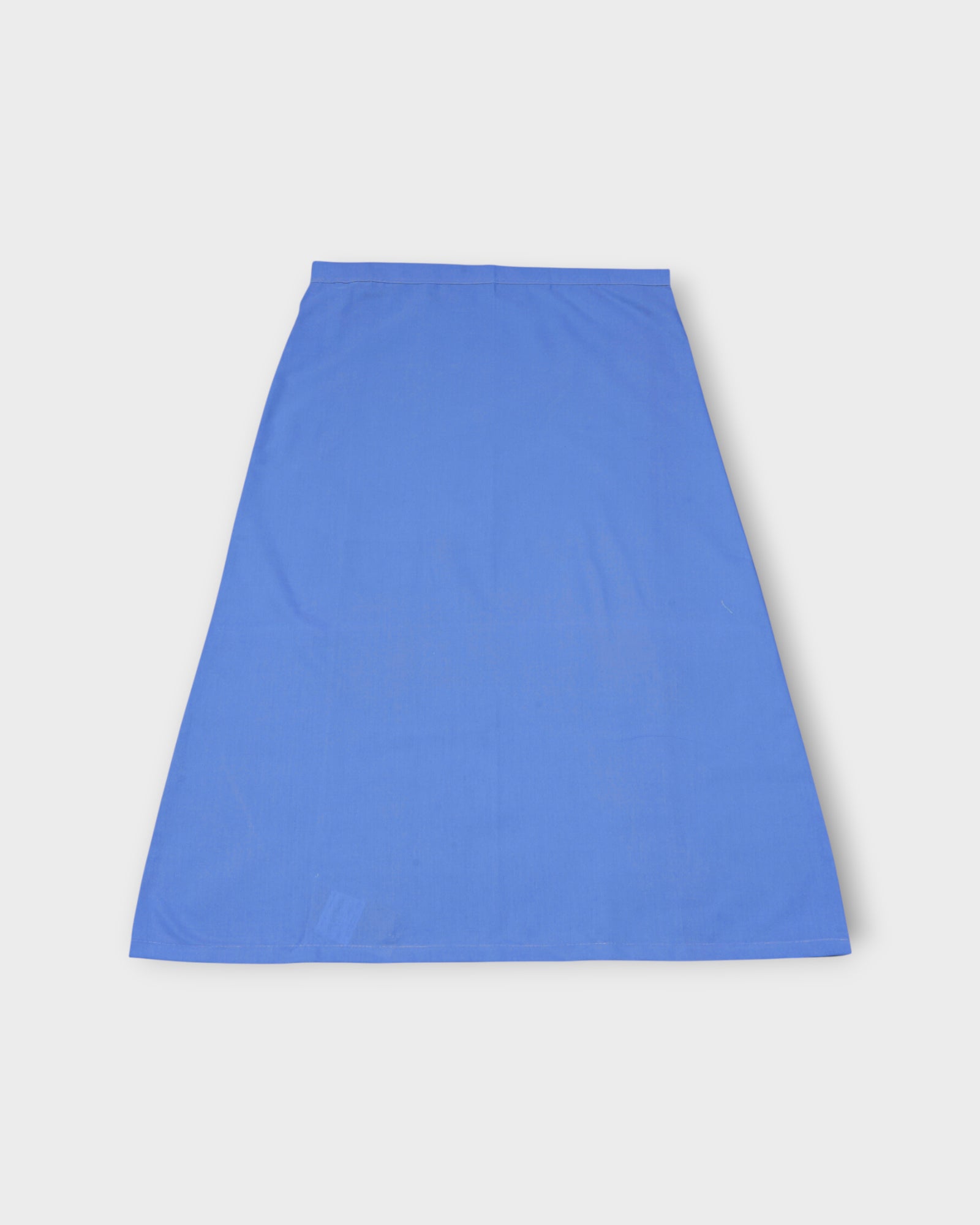 Blue Cotton Ankle Length Petticoat