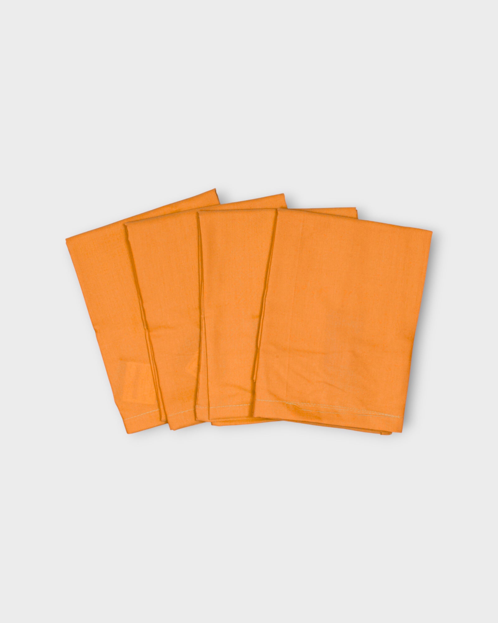 Dark Orange Cotton Ankle Length Petticoat
