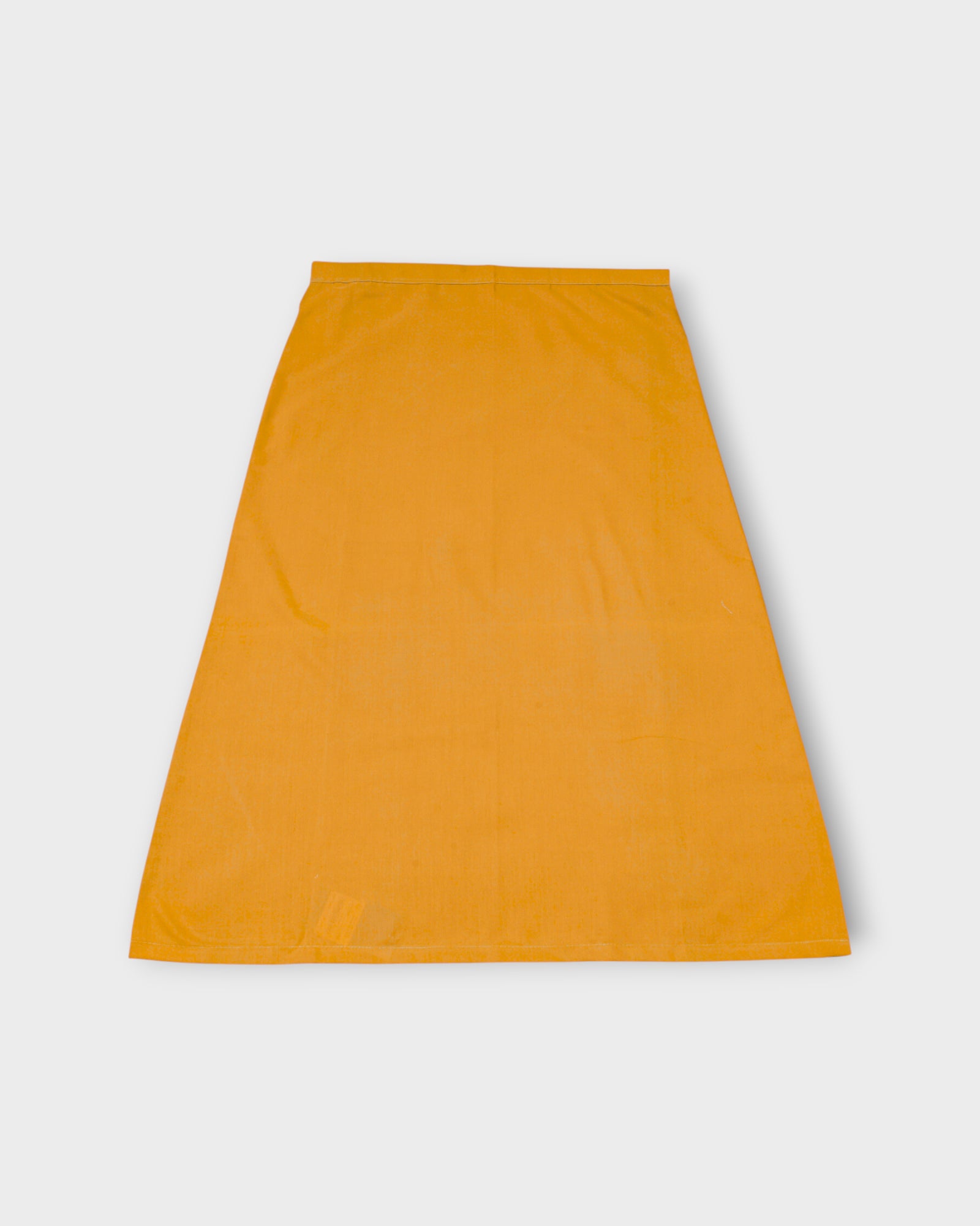 Vibrant Orange Cotton Ankle Length Petticoat