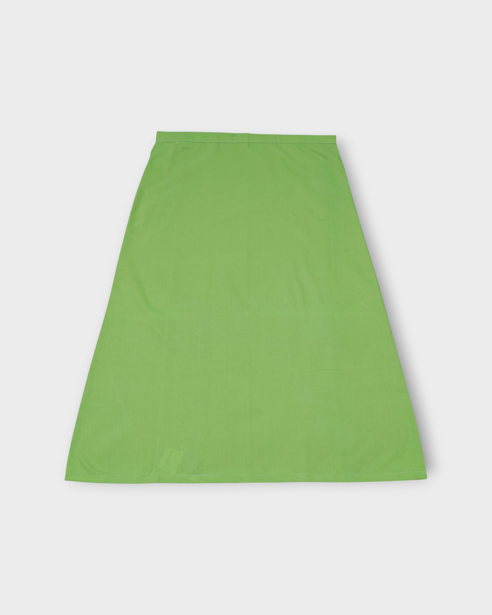 Pista Green Cotton Ankle Length Petticoat