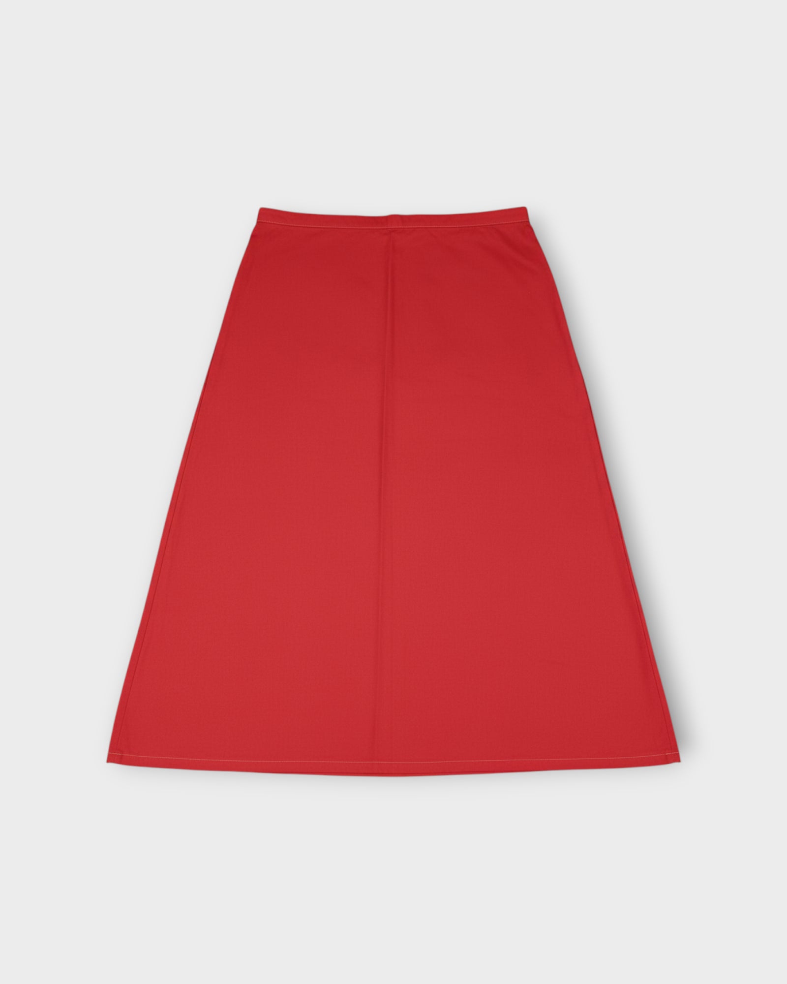 Red Cotton Adjustable Fit Petticoat