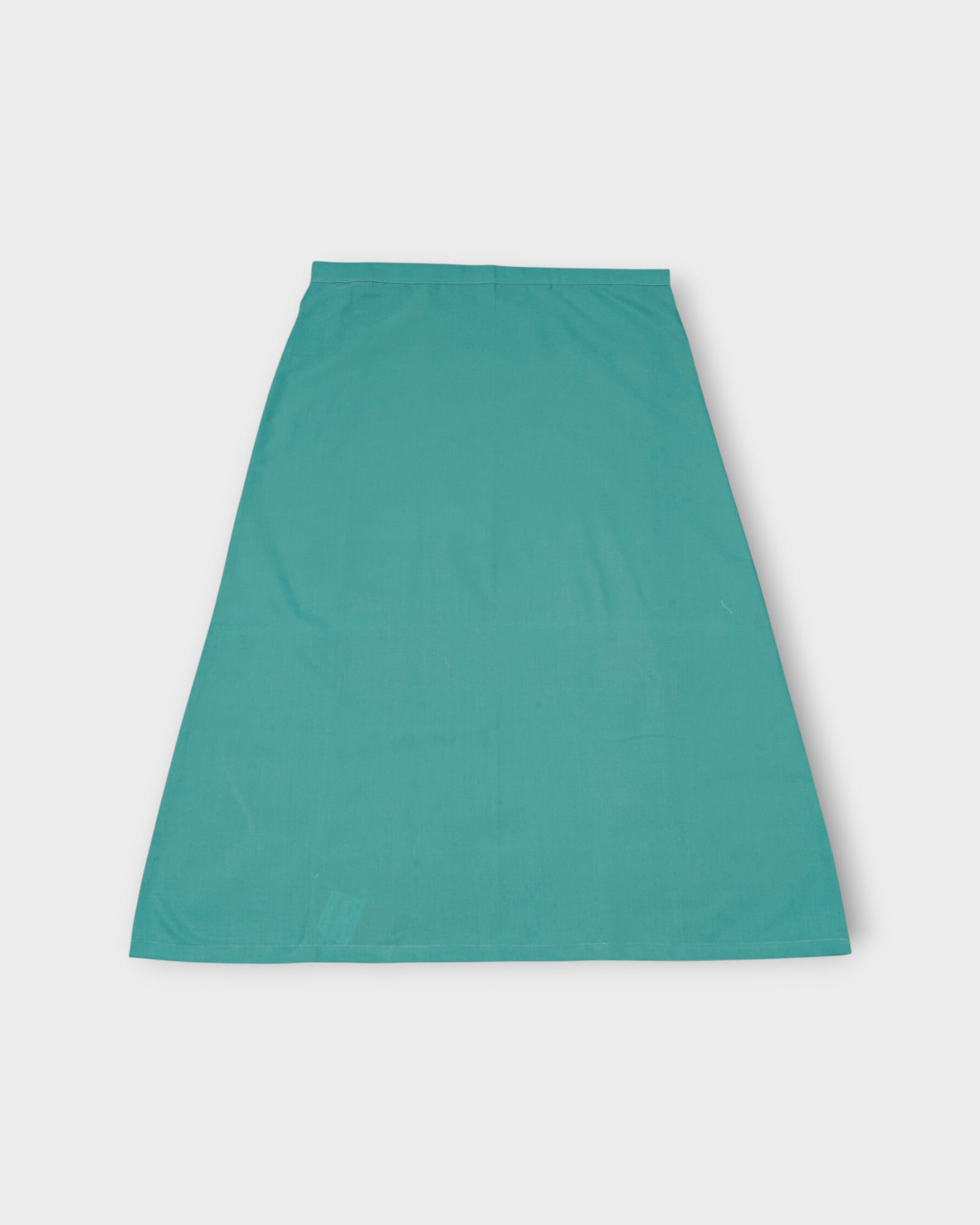 Teal Cotton Ankle Length Petticoat
