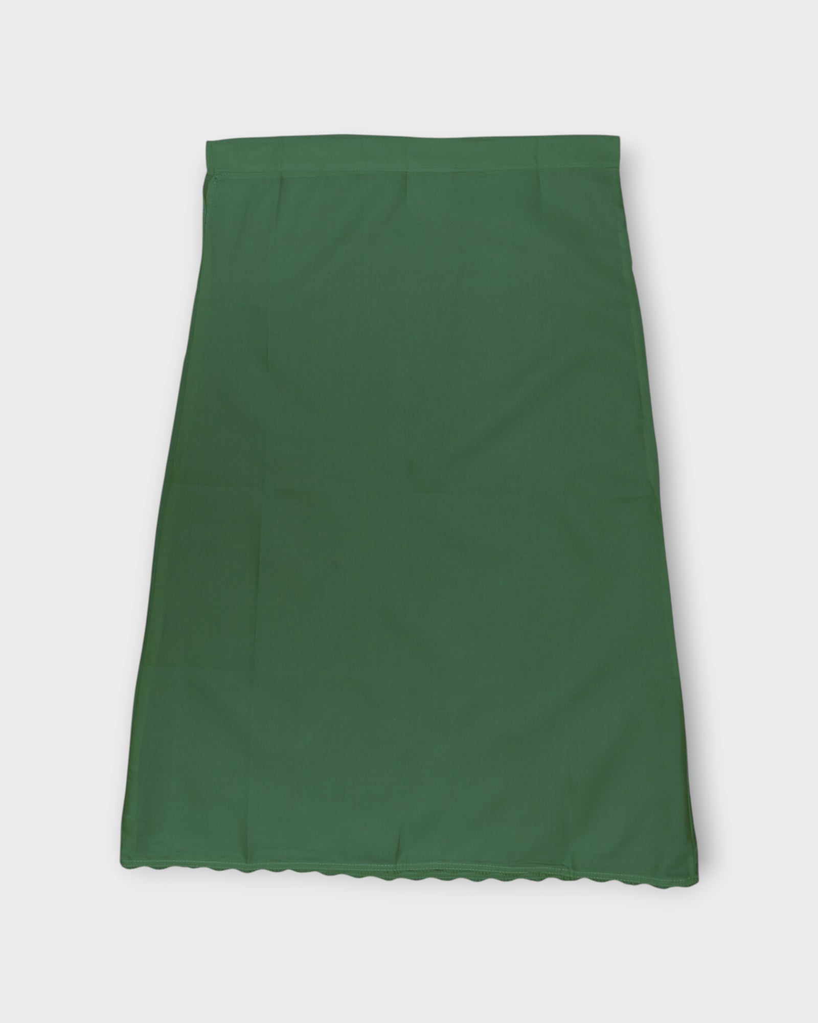 Bottle Green Cotton Ankle Length Petticoat