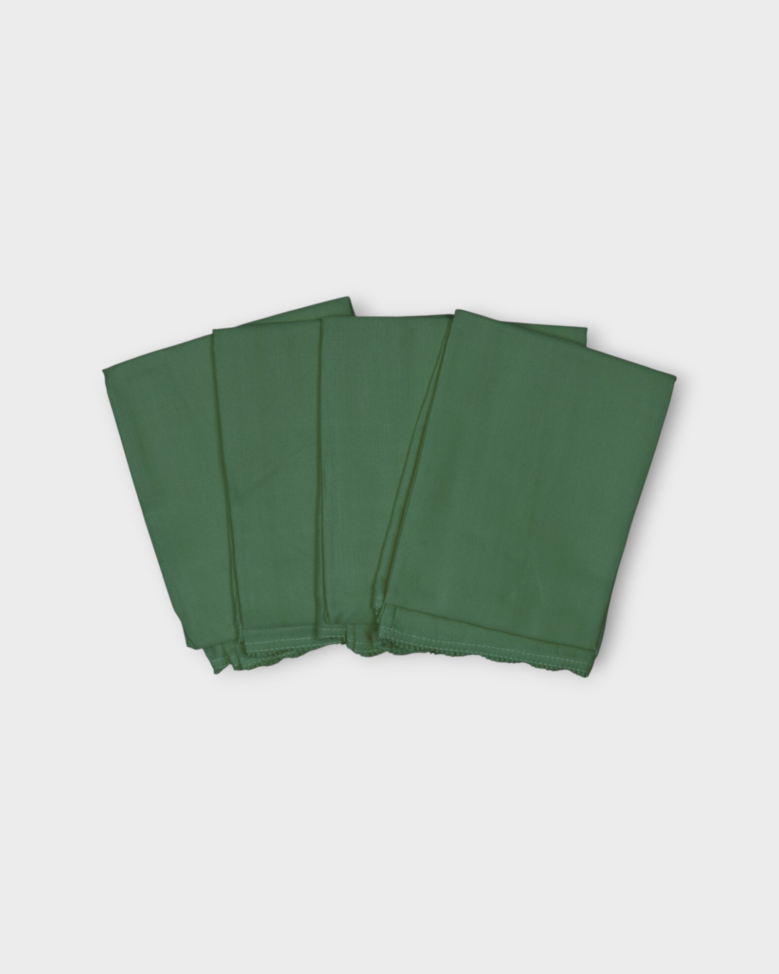 Bottle Green Cotton Ankle Length Petticoat