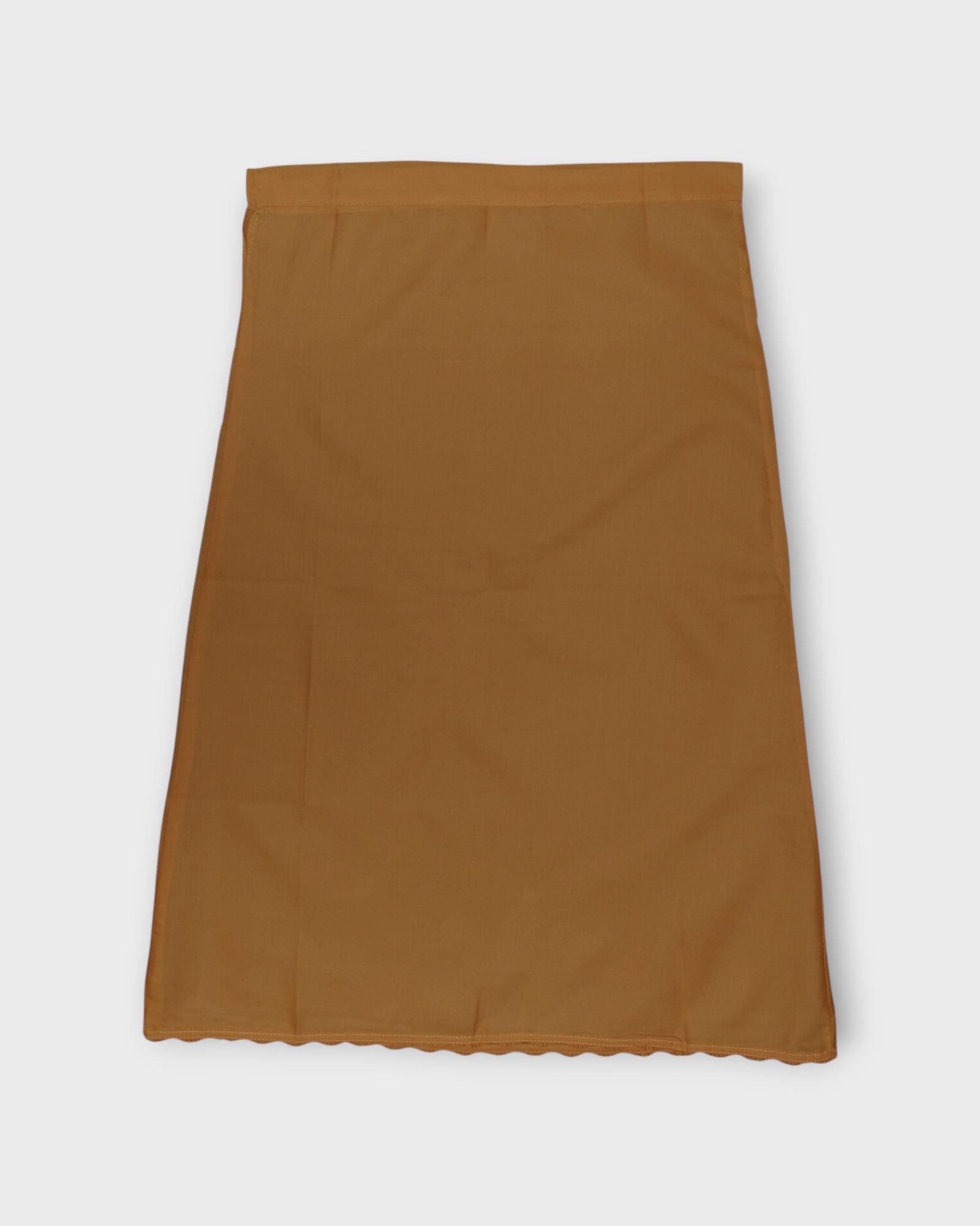 Brown Cotton Ankle Length Petticoat
