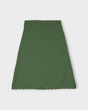 Dark Green Cotton Ankle Length Petticoat