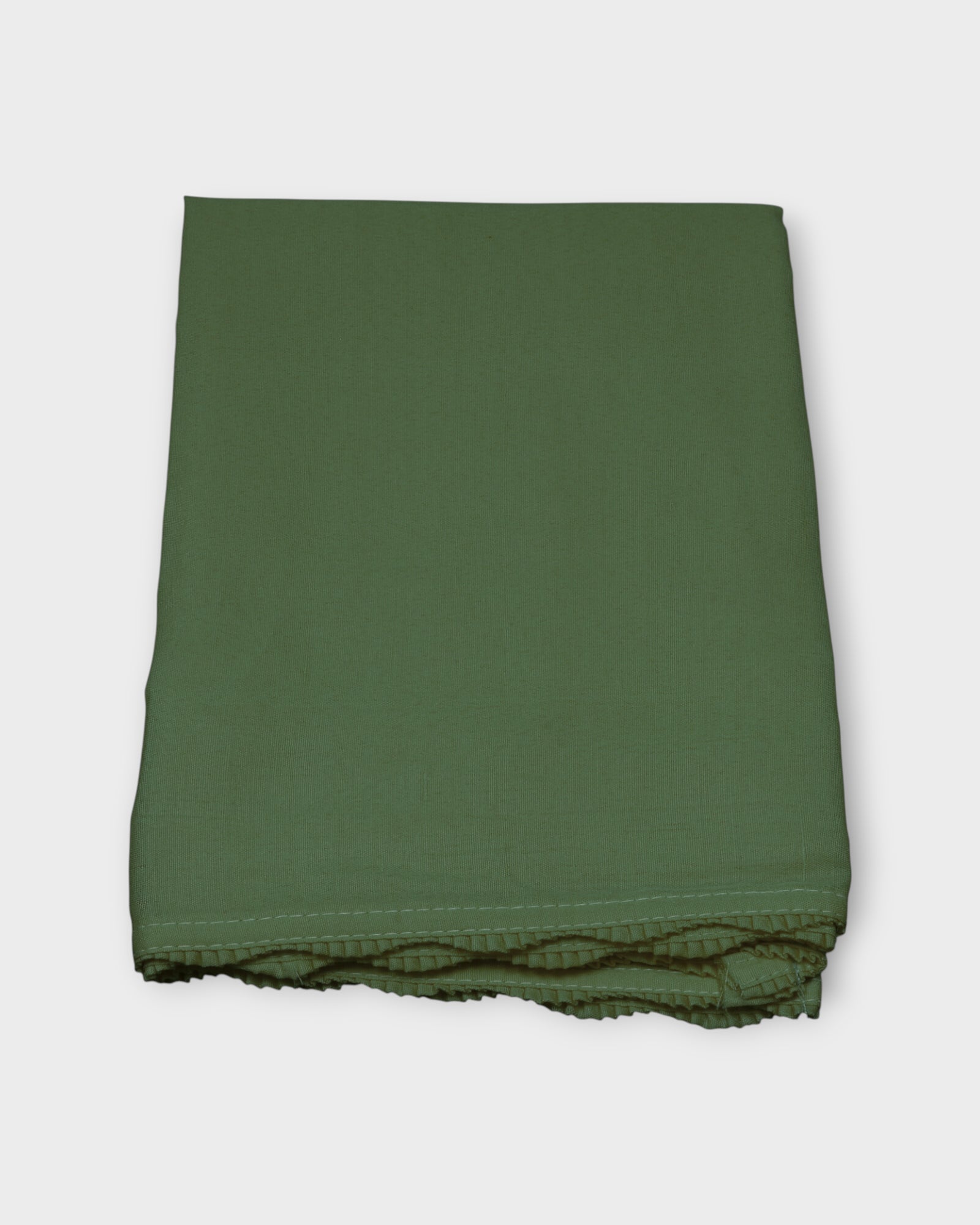 Dark Green Cotton Ankle Length Petticoat