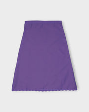 Dark Purple Cotton Ankle Length Petticoat