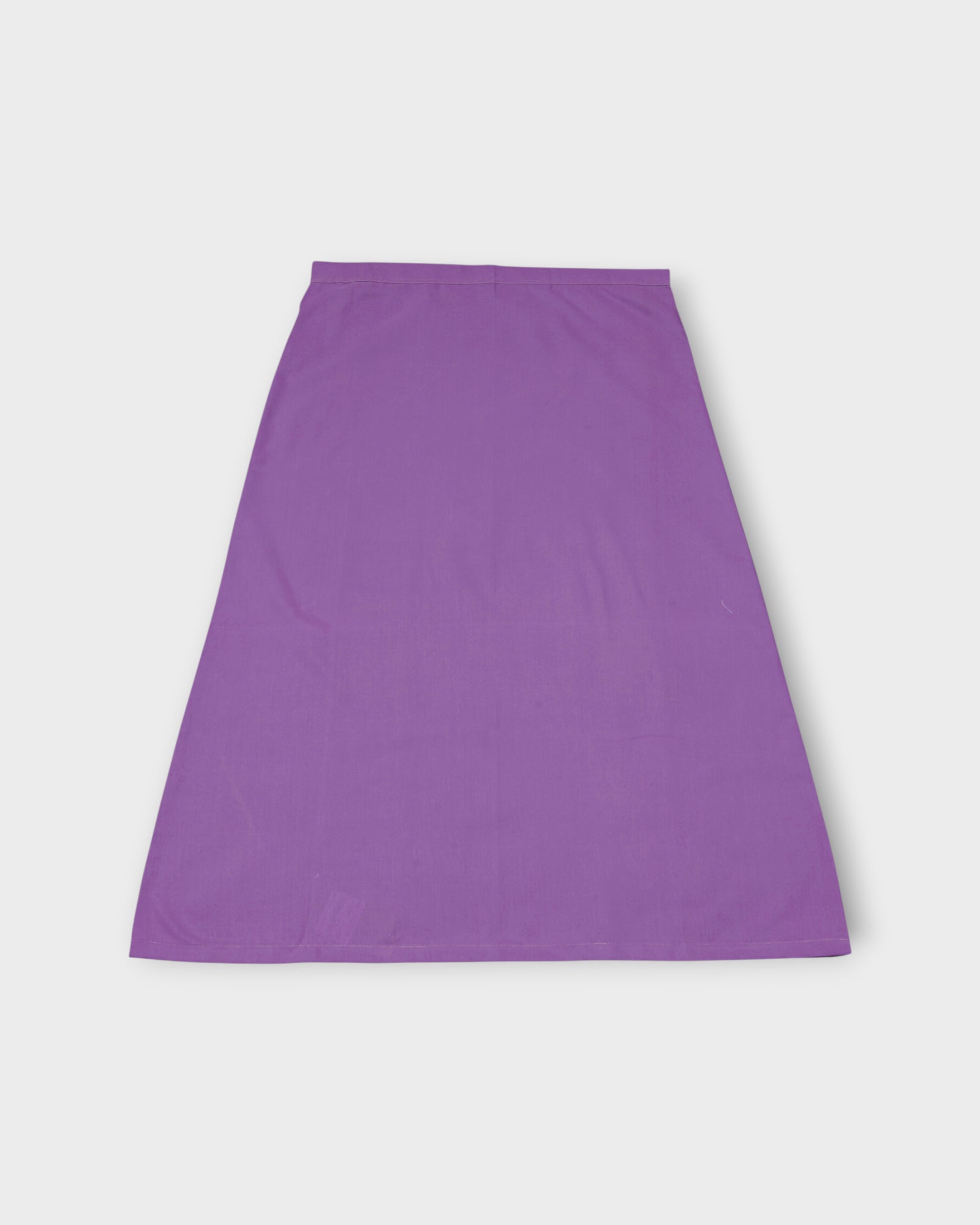 Dark Purple Cotton Drawstring Petticoat