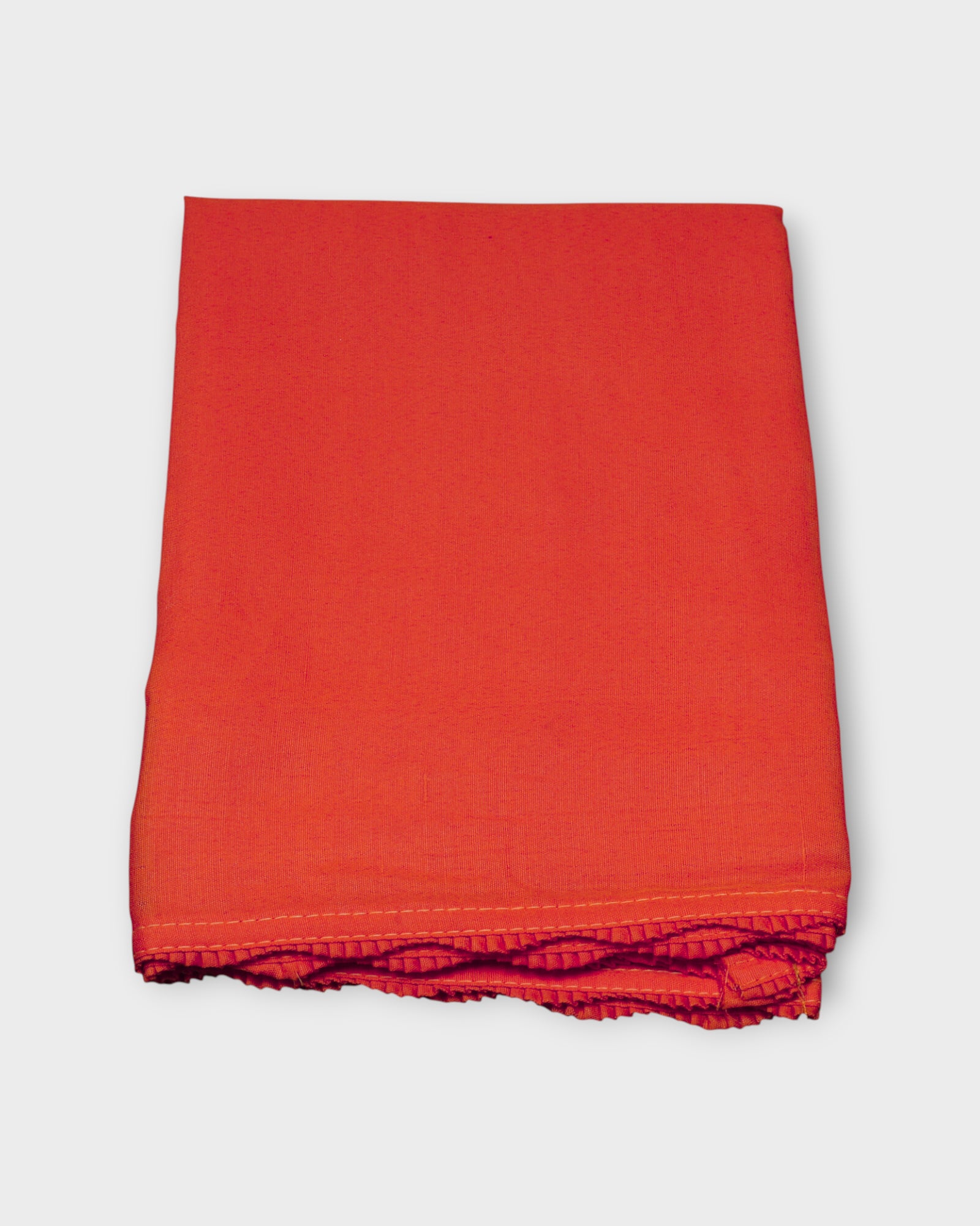 Dark Red Cotton Ankle Length Petticoat