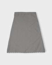 Grey Cotton Ankle Length Petticoat