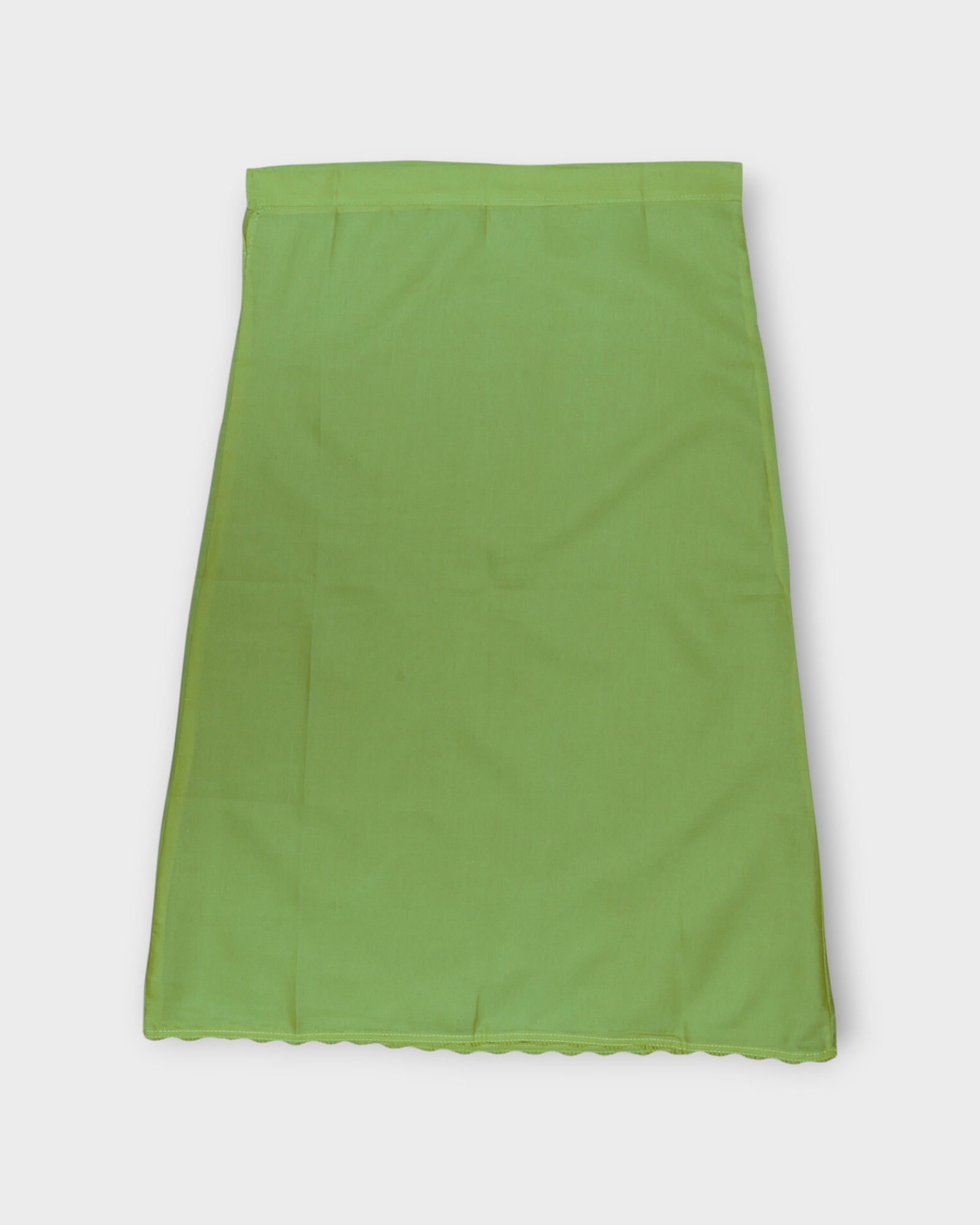 Light Green Cotton Ankle Length Petticoat