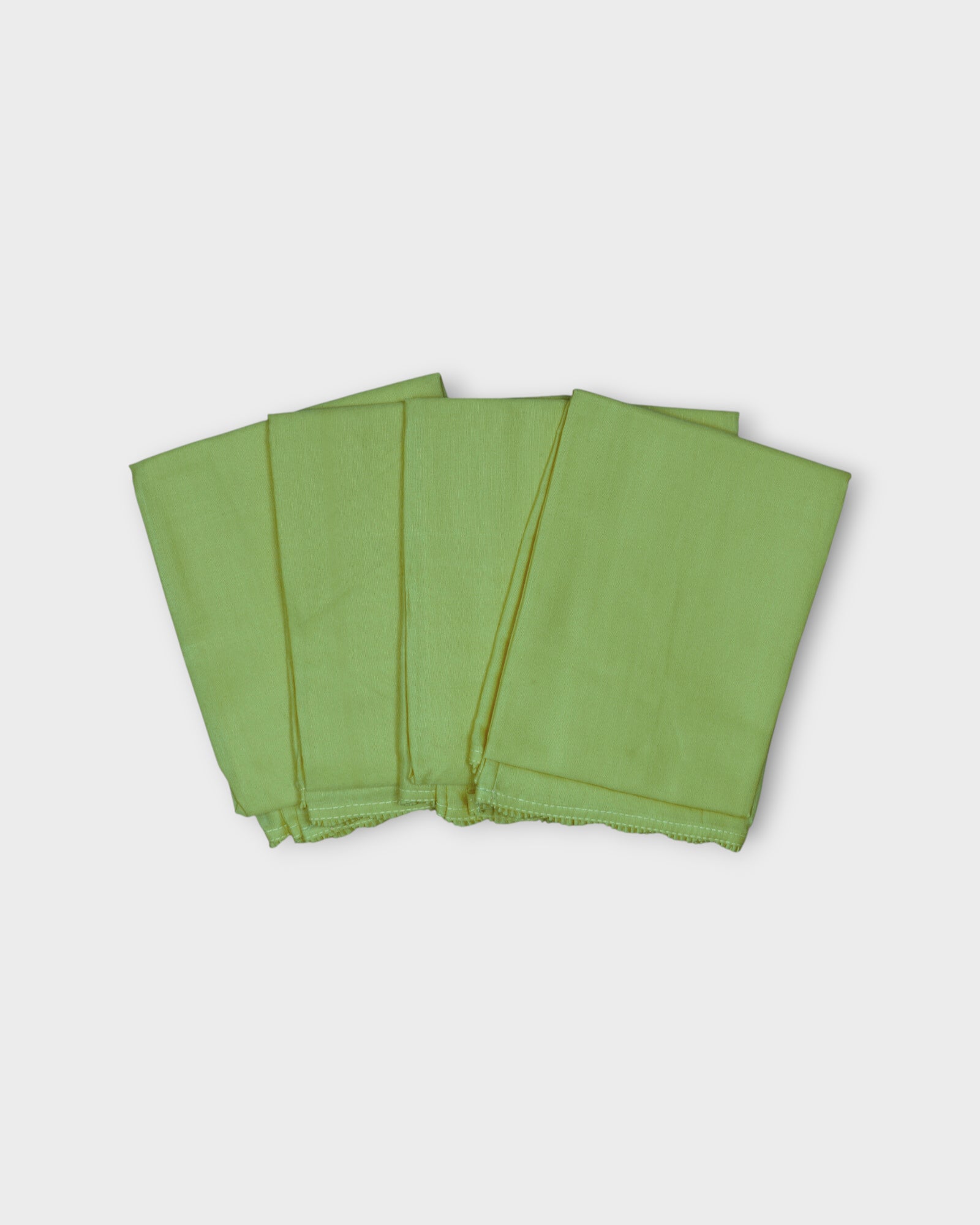 Light Green Cotton Ankle Length Petticoat