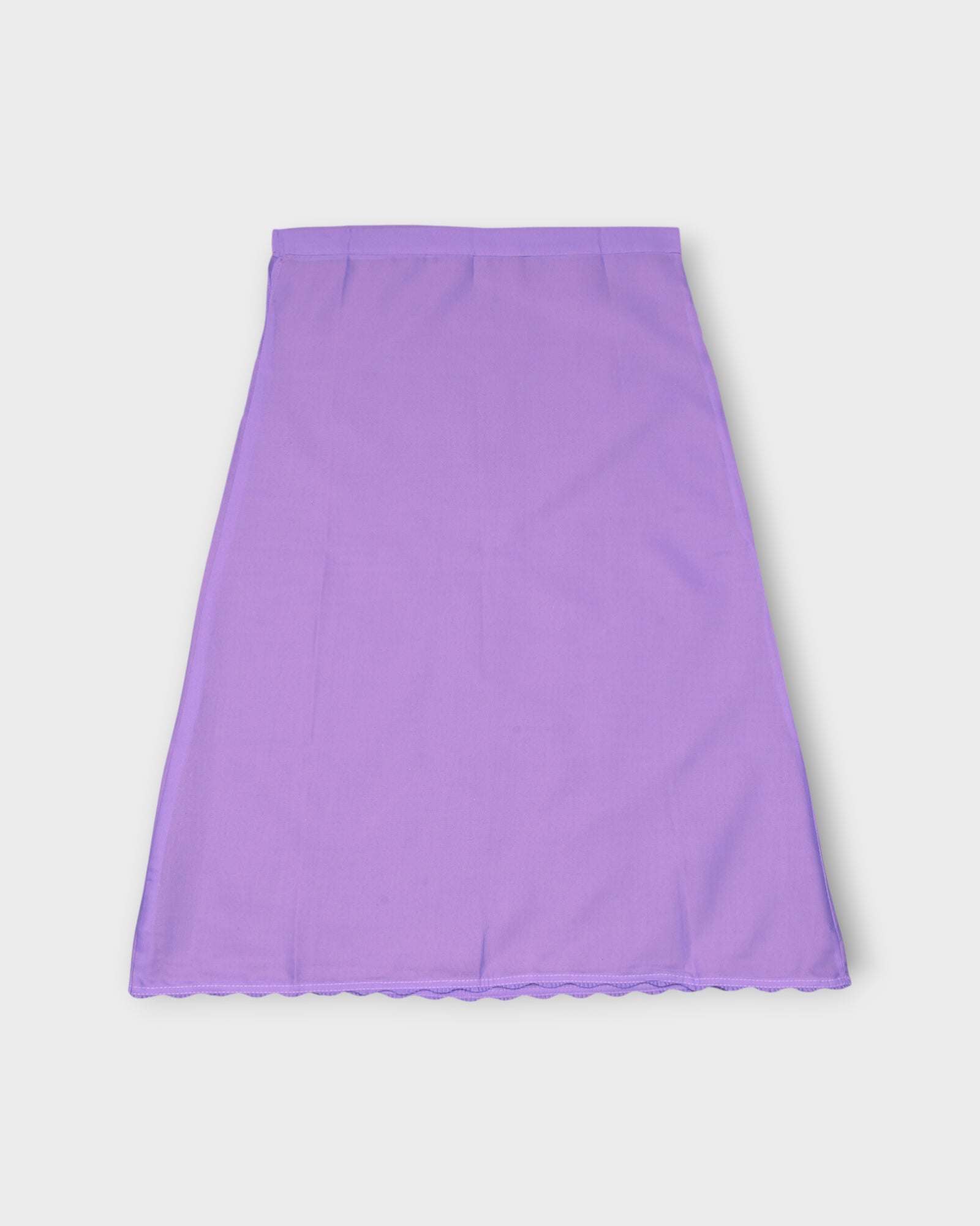 Light Purple Cotton Ankle Length Petticoat