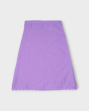 Light Purple Cotton Ankle Length Petticoat