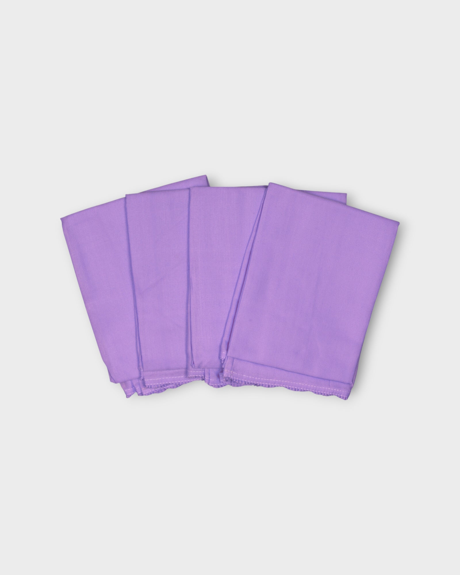 Light Purple Cotton Ankle Length Petticoat