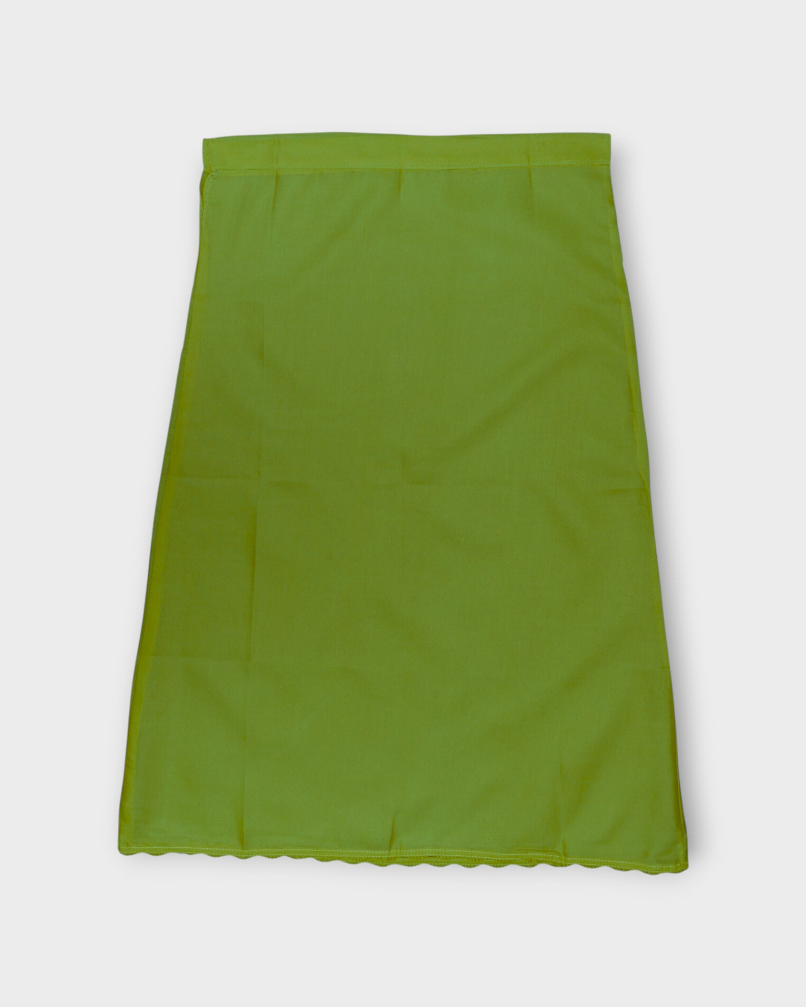 Mehendi Green Cotton Ankle Length Petticoat