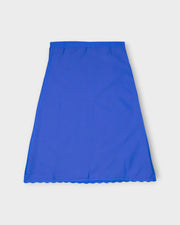 Peacock Blue Cotton Ankle Length Petticoat