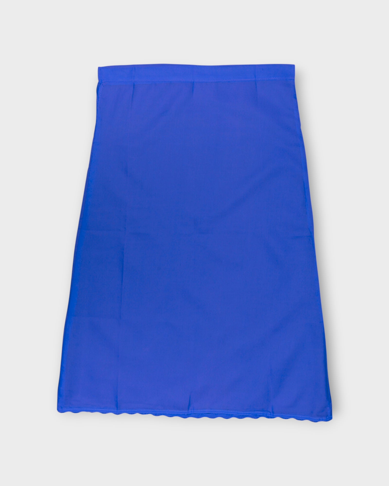 Peacock Blue Cotton Ankle Length Petticoat