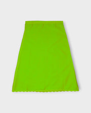 Parrot Green Cotton Adjustable Drawstring Petticoat