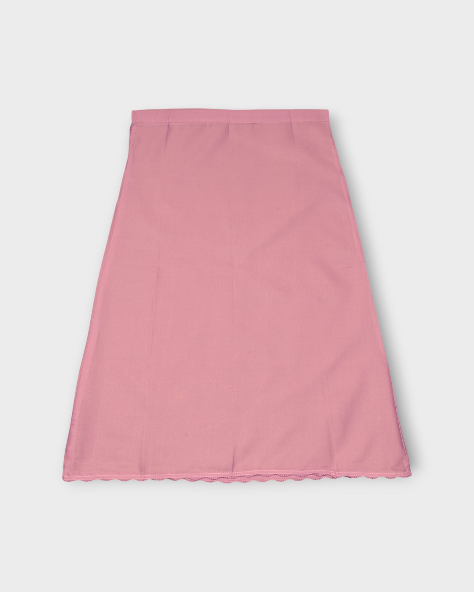 Pink Cotton Ankle Length Petticoat