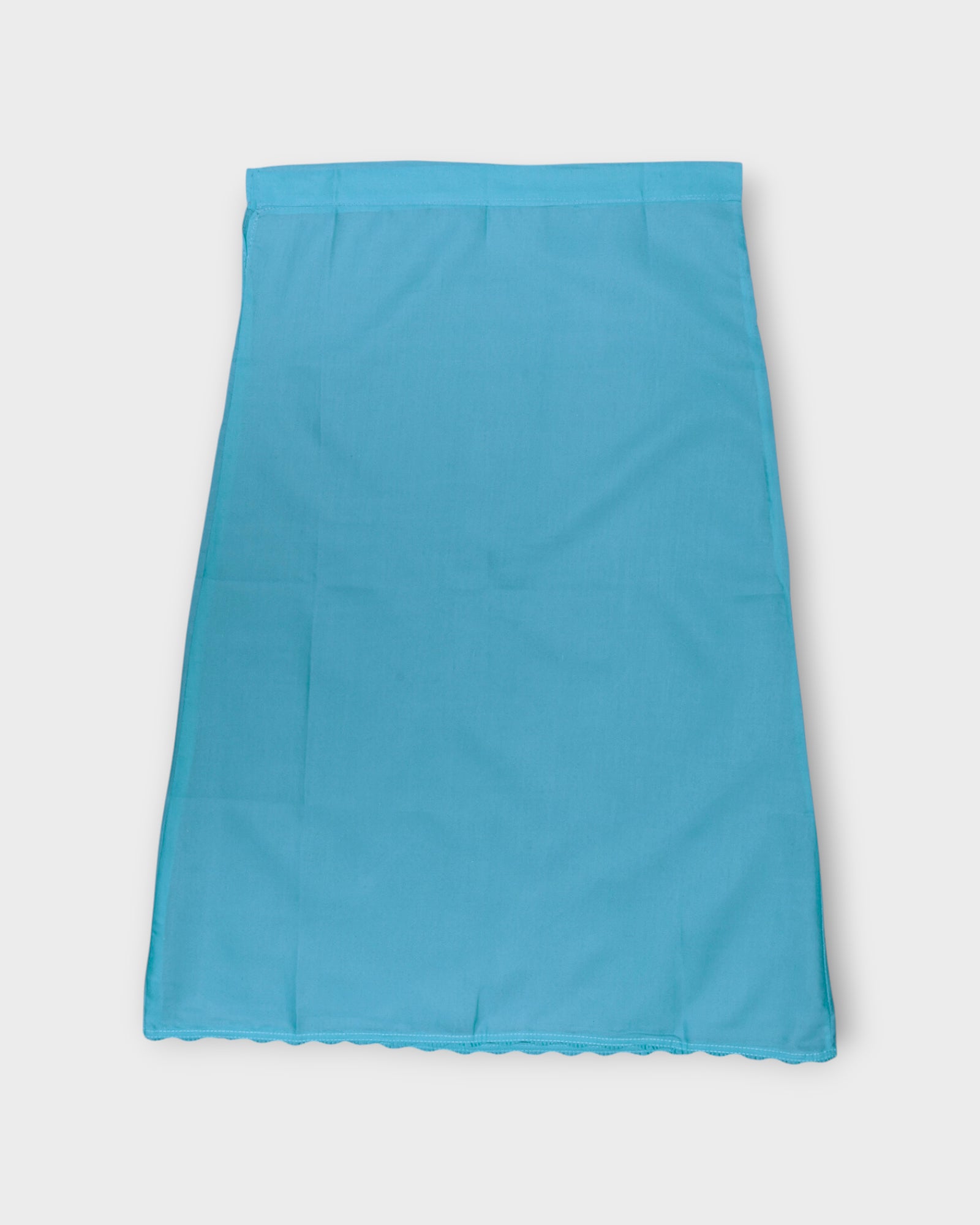 Sky Blue Cotton Ankle Length Petticoat