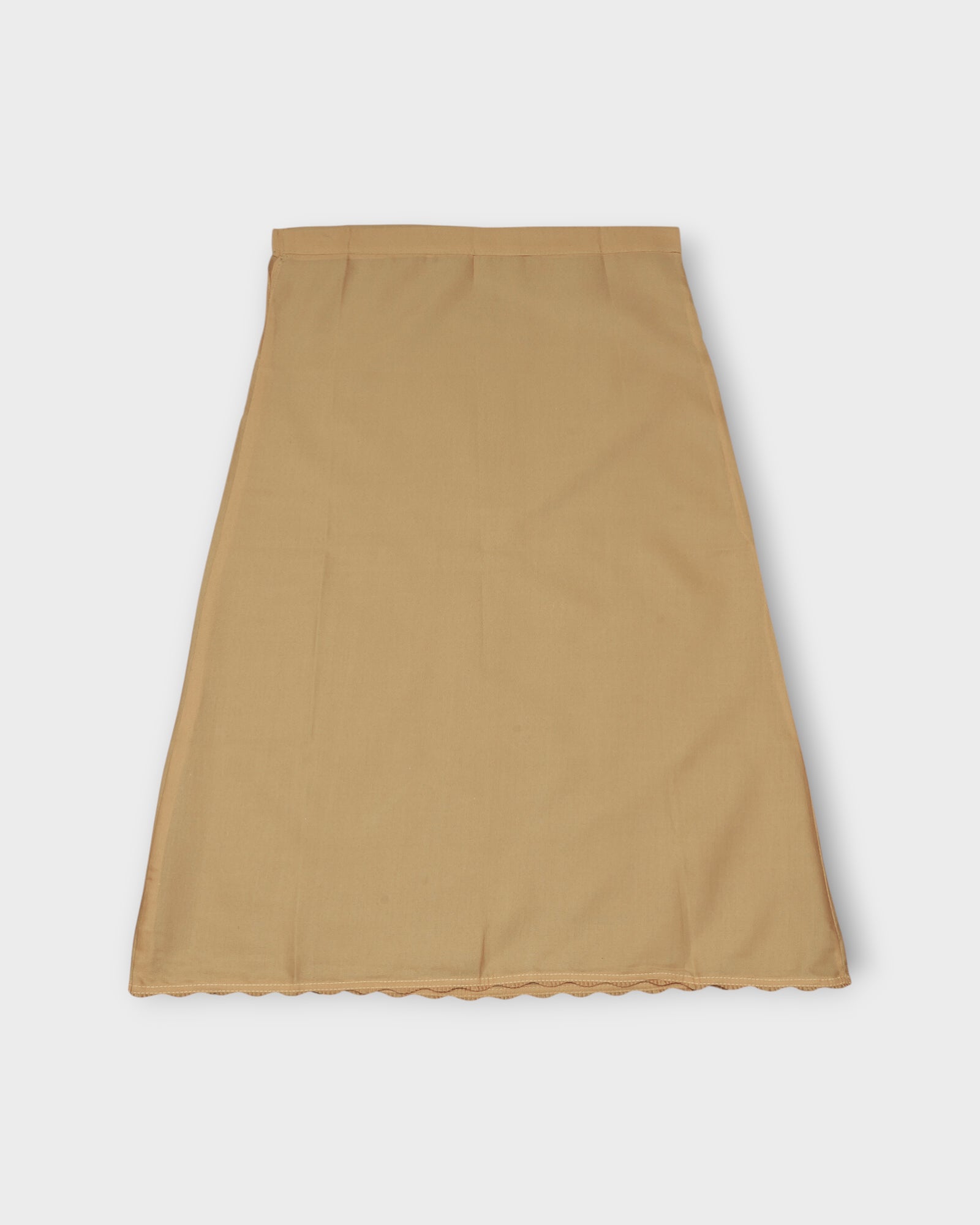Tan Cotton Ankle Length Petticoat