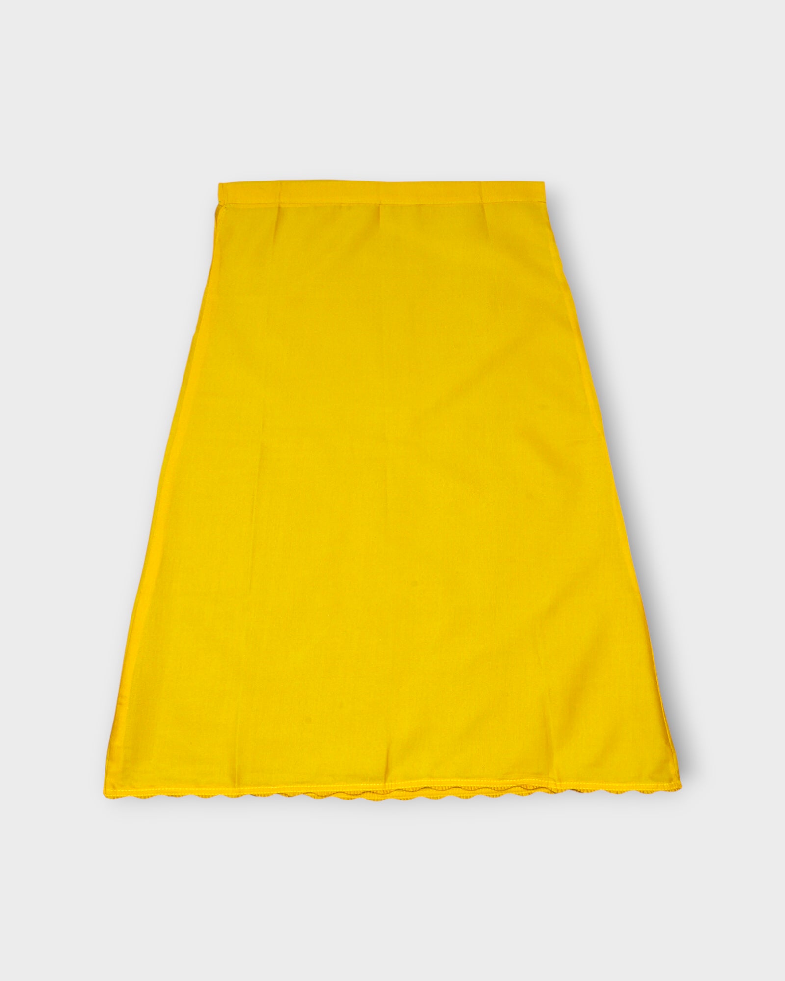 Yellow Cotton Comfortable Petticoat