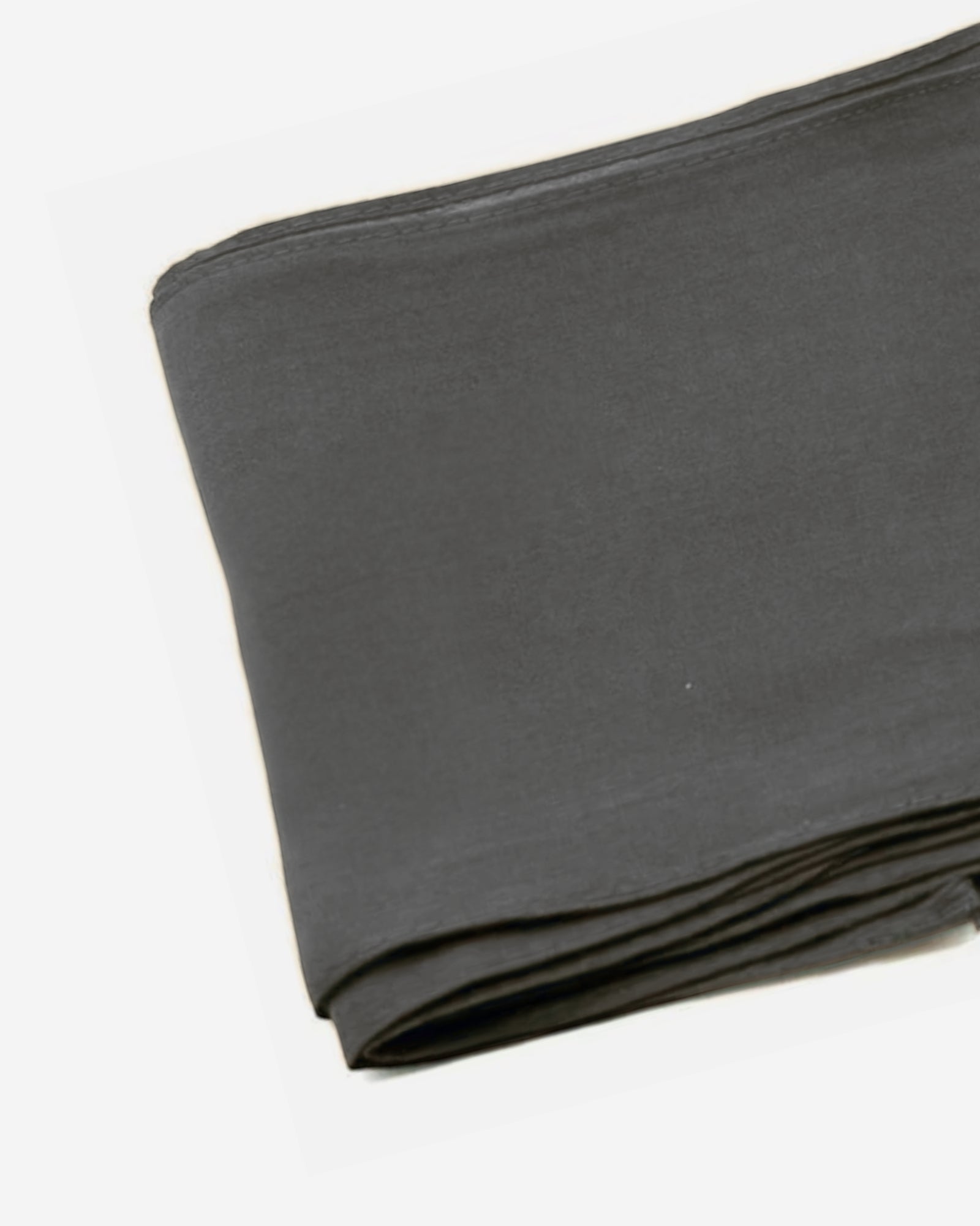 Dark Grey Cotton Saree Fall