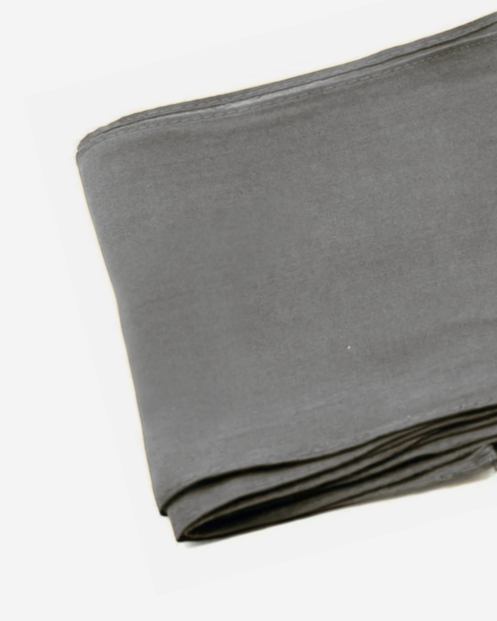 Grey Cotton Saree Fall
