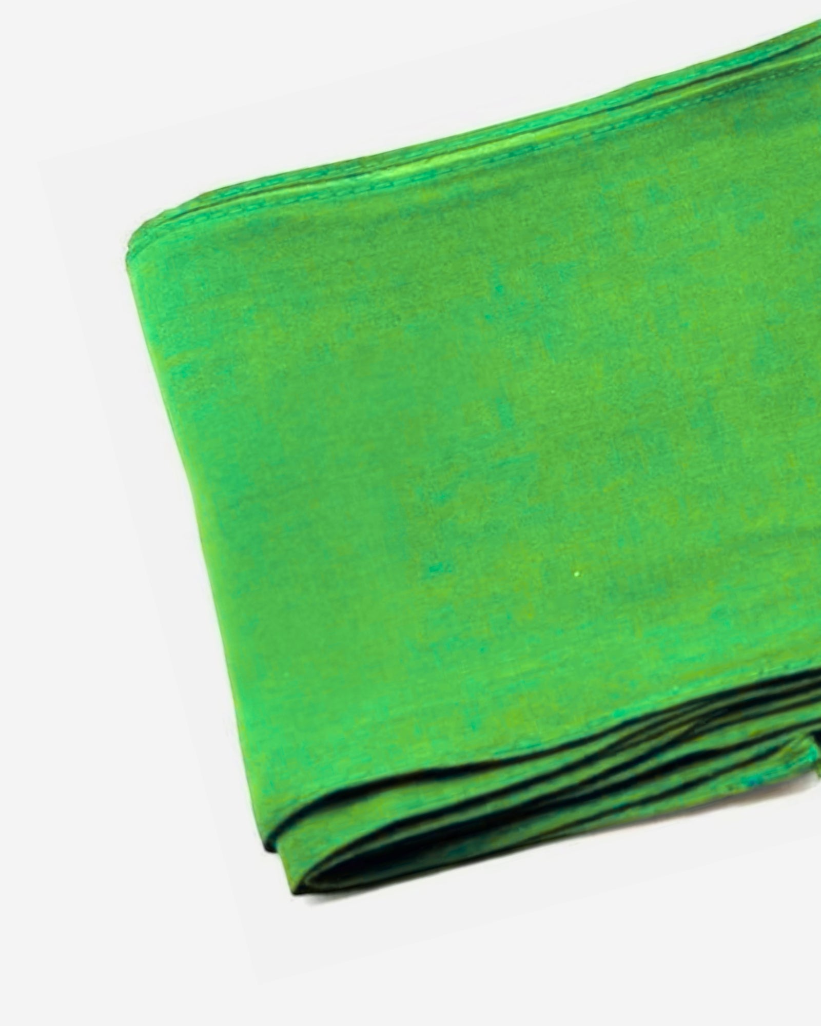 Light Green Cotton Saree Fall
