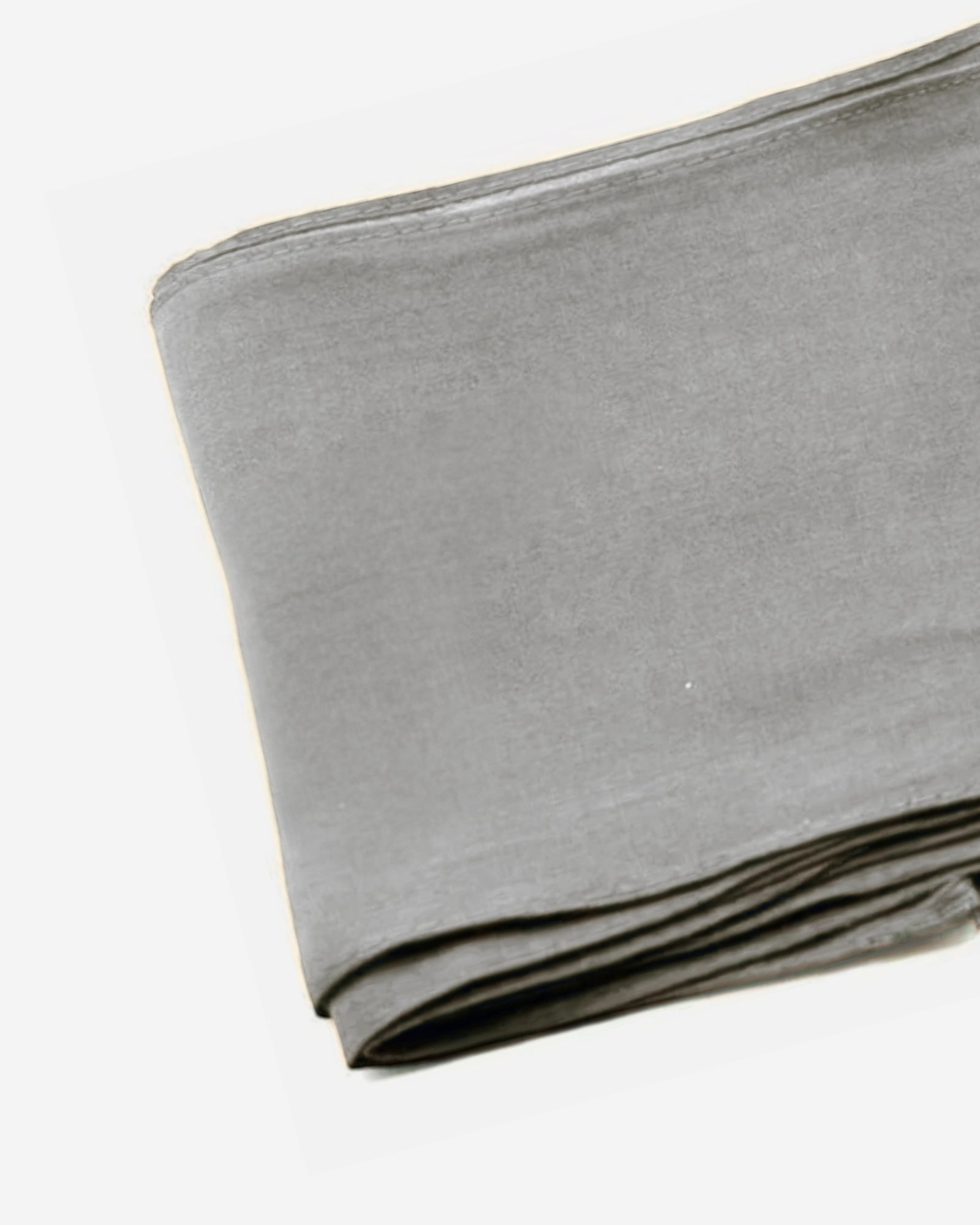 Light Grey Cotton Saree Fall