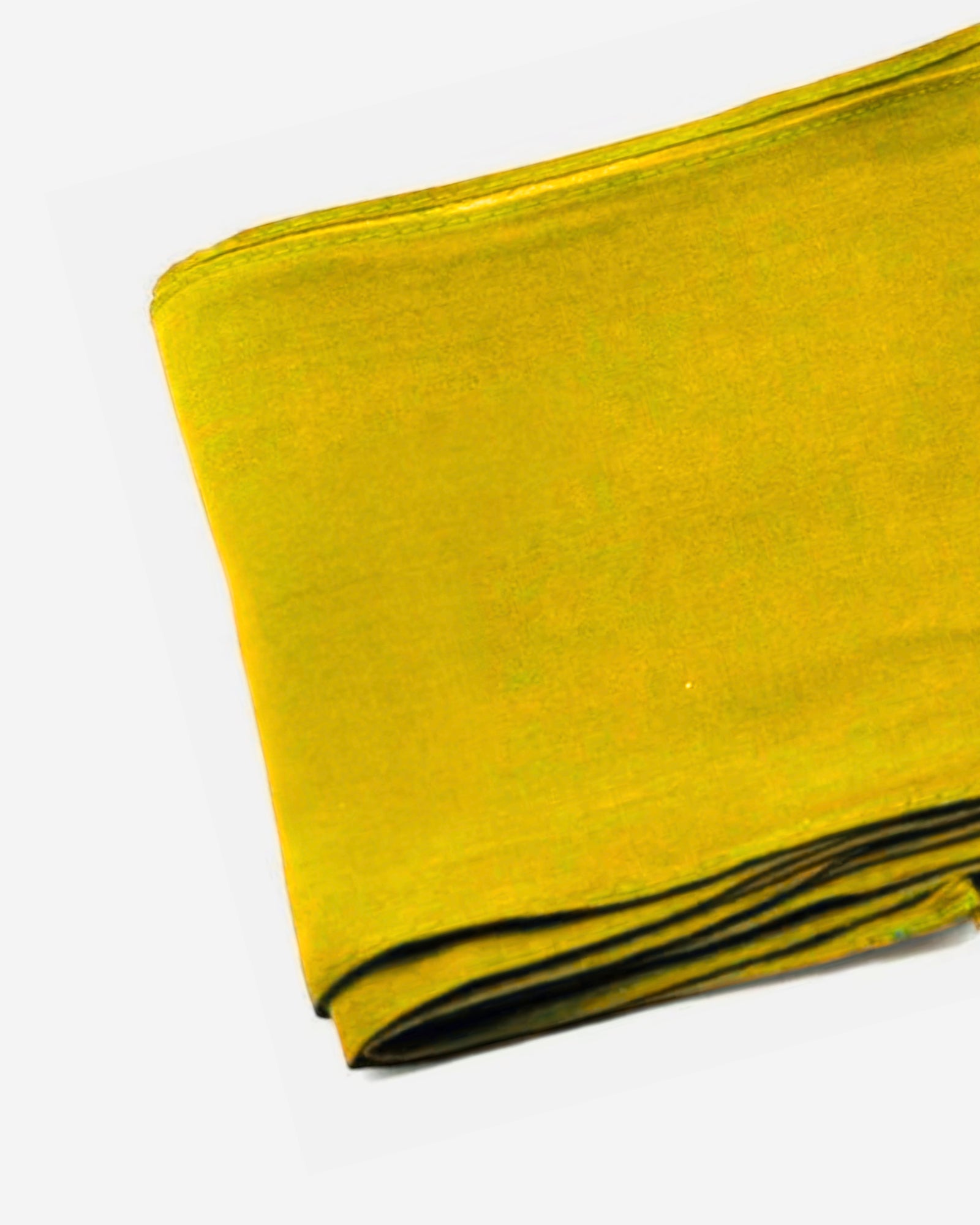Light Yellow  Cotton Saree Fall
