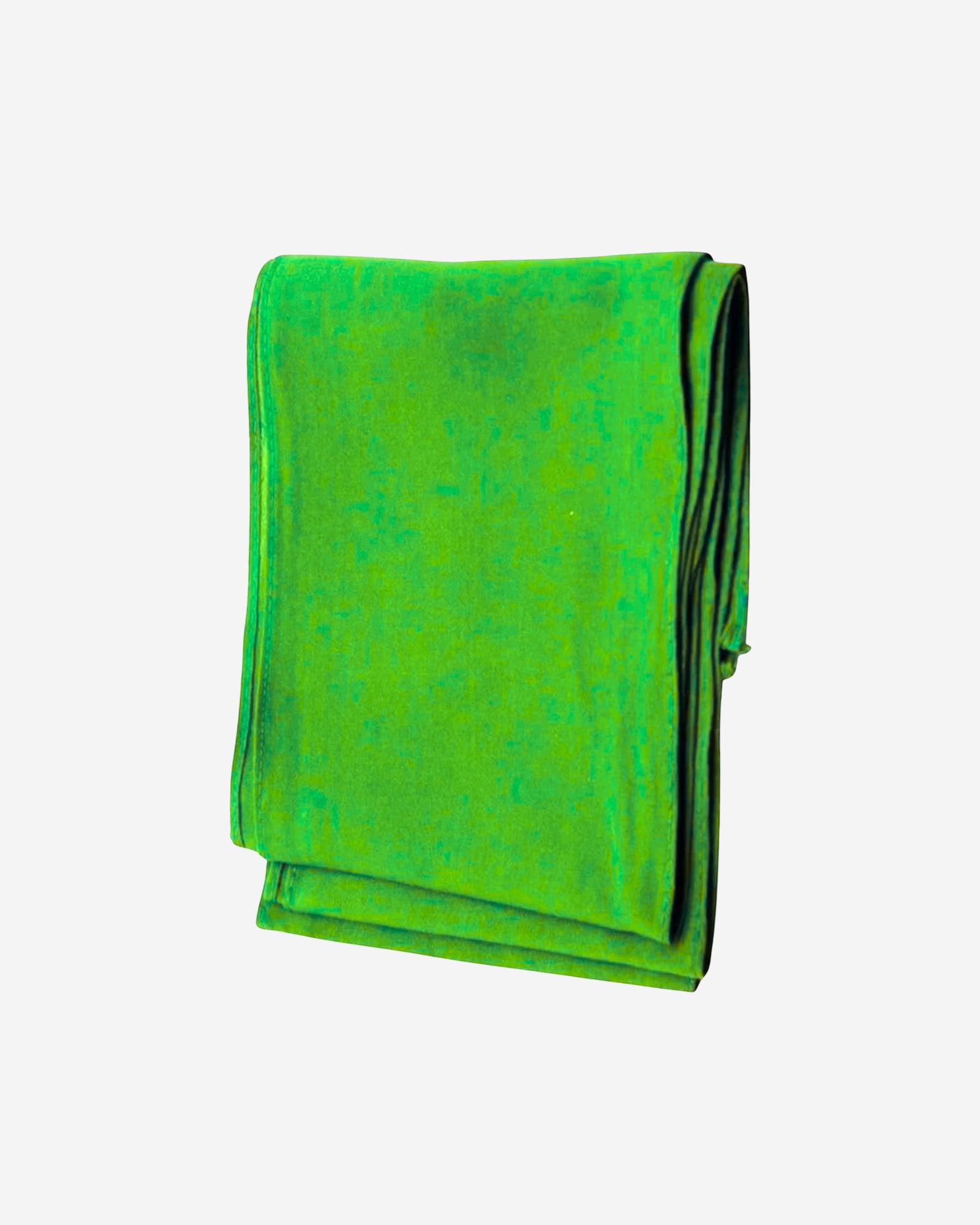 Parrot Green Cotton Saree Fall