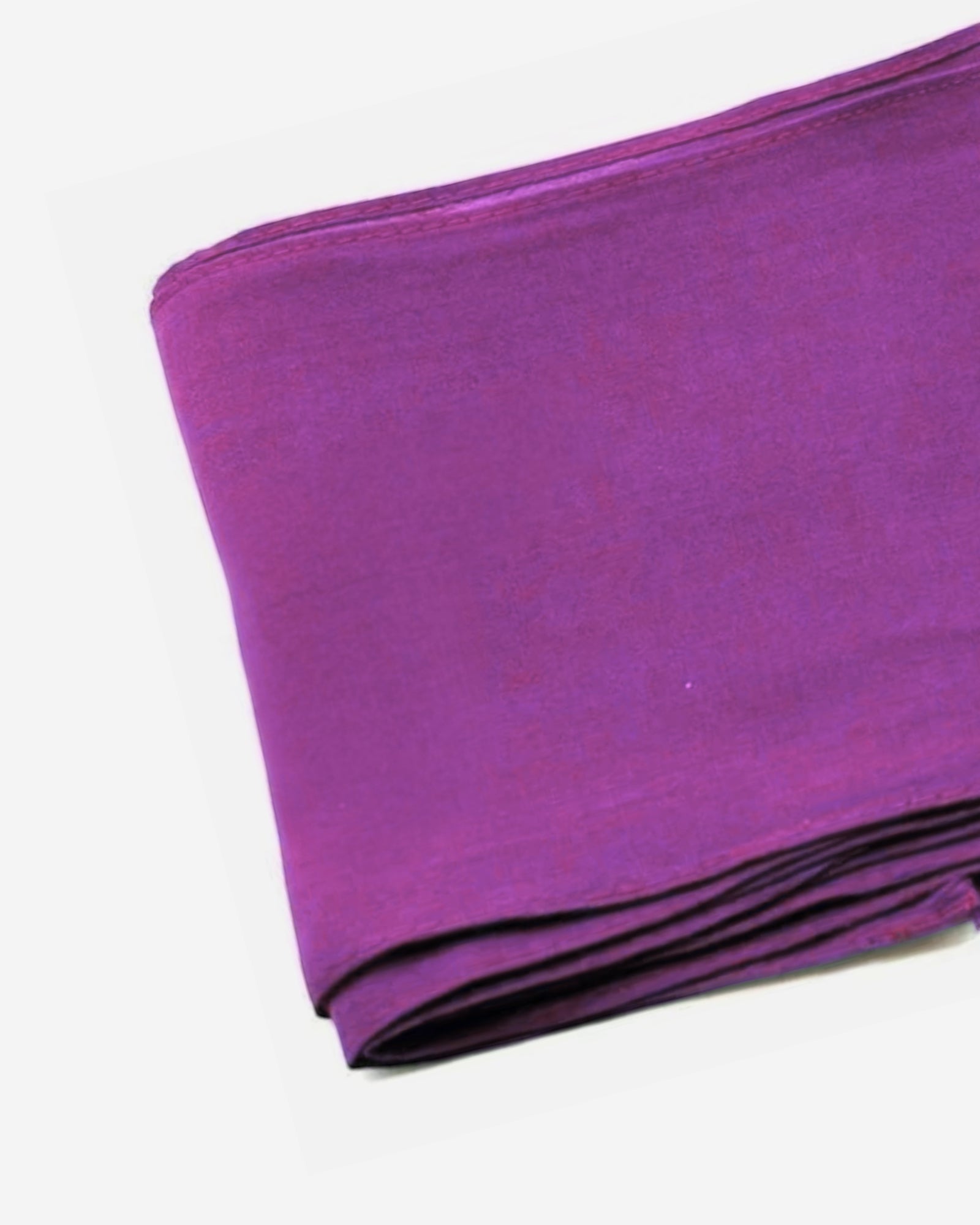 Purple Cotton Saree Fall