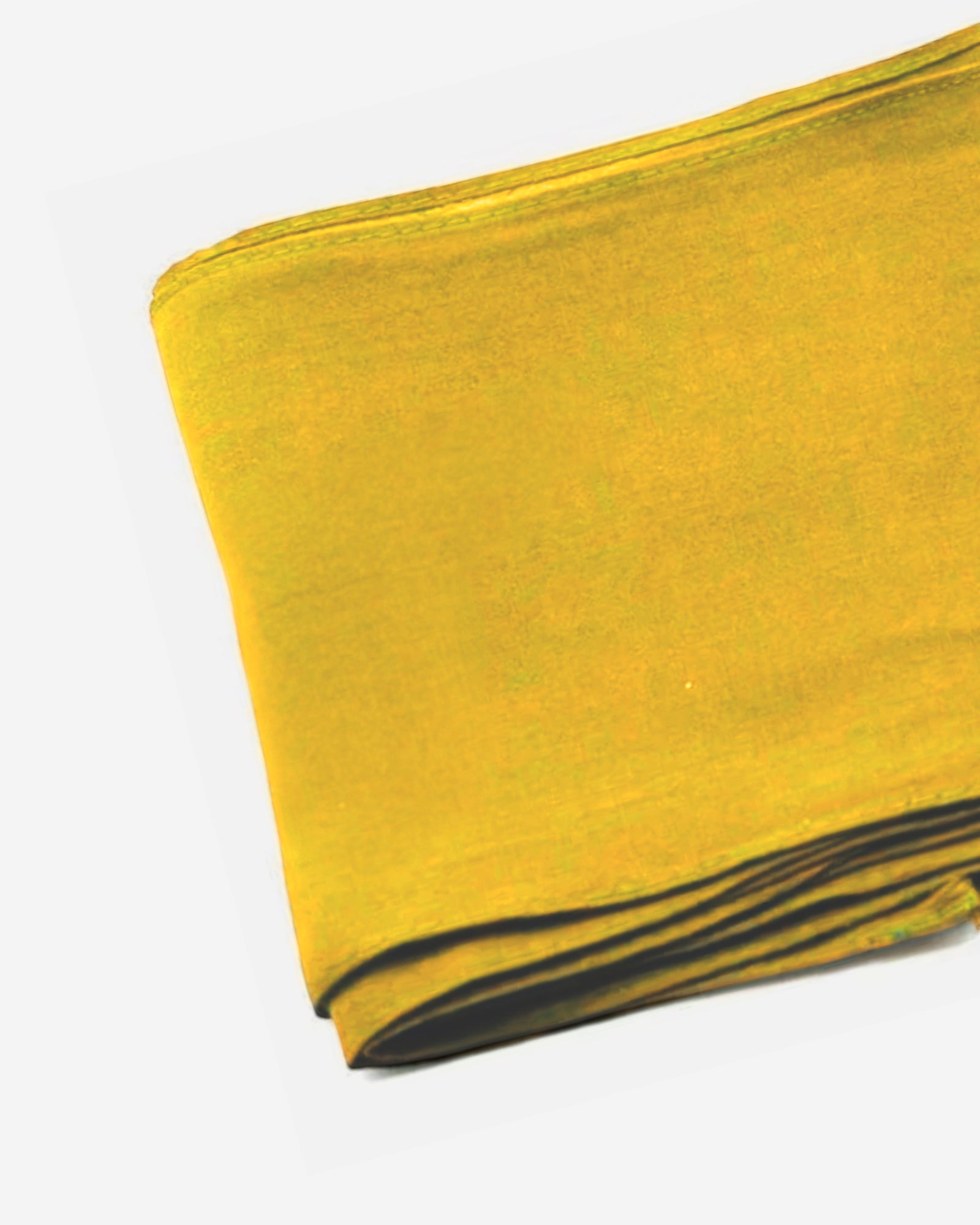 Yellow Cotton Saree Fall