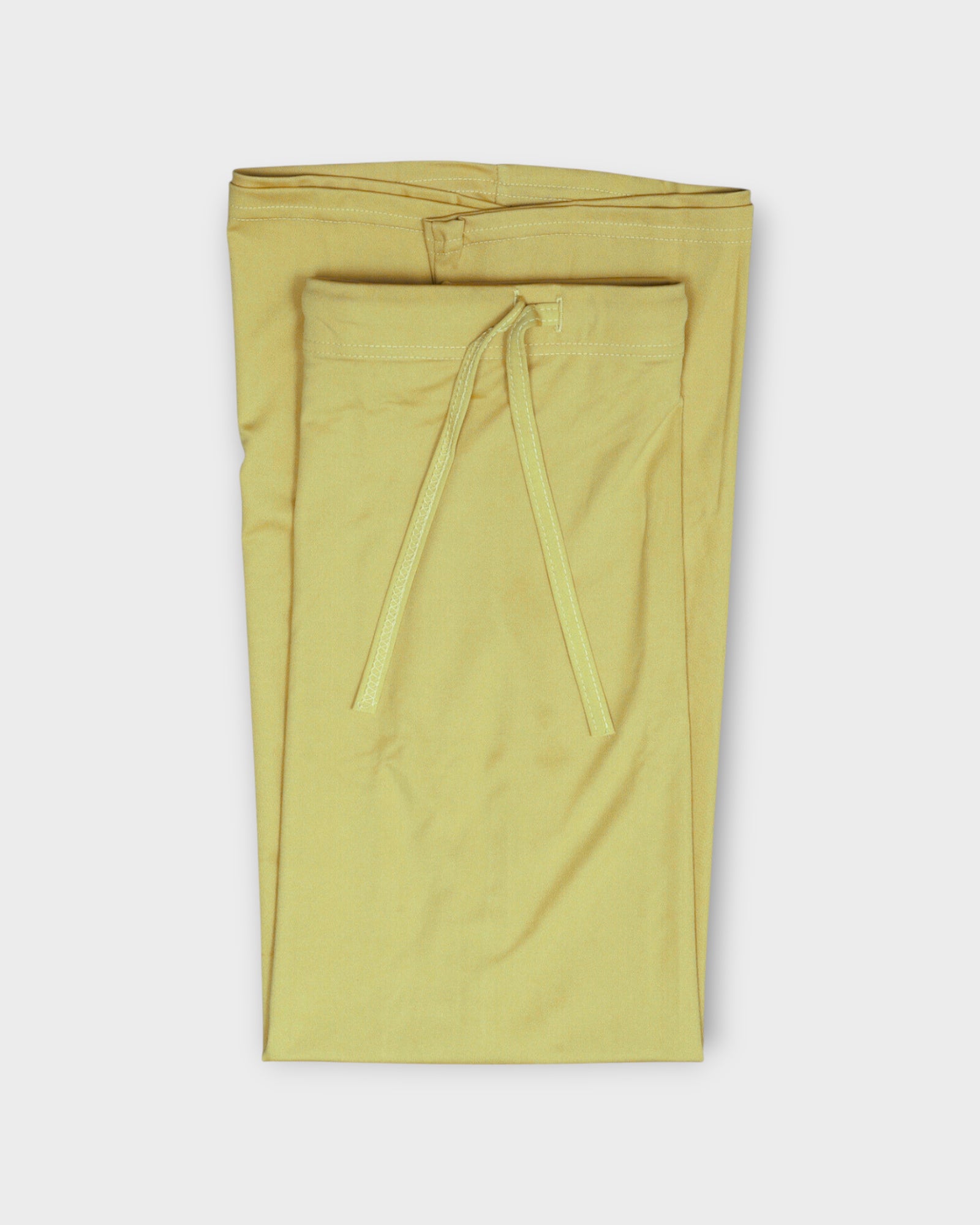 Lemon Yellow Cotton Saree Shaper