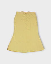 Mustard Yellow Cotton Saree Shaper